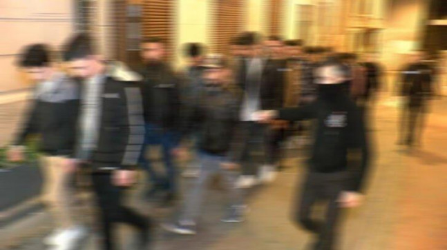 Otelde 66 kaçak göçmen yakalandı