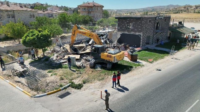 Kapadokya’da kaçak yapıya geçit yok