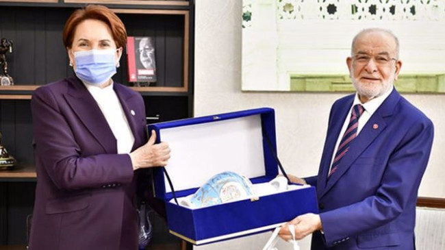 Akşener, Karamollaoğlu ile görüştü