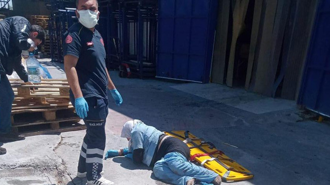 Soğuk hava deposunda patlama! 2 işçi ağır yaralandı